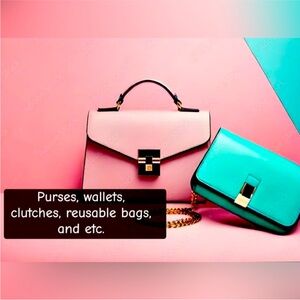 Kate Spade Pink and Turquoise Crossbody Bag Set